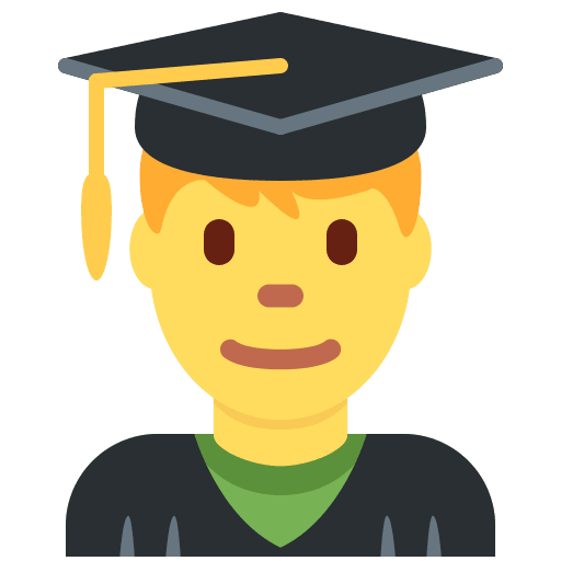 Muž student