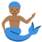 Merman: Medium-Dark Skin Tone