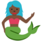 Merperson: Dark Skin Tone