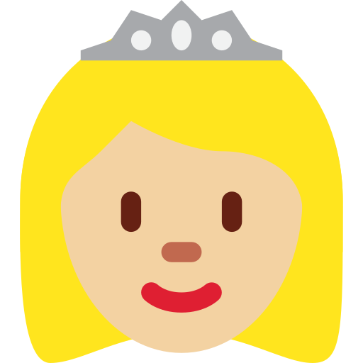 Princezna: Středně Světlý Odstín Pleti