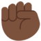 Raised Fist: Dark Skin Tone