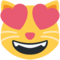 Smiling Cat with Heart-Eyes