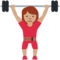 Woman Lifting Weights: Medium Skin Tone