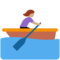 Woman Rowing Boat: Medium Skin Tone
