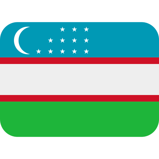 Vlajka: Uzbekistán