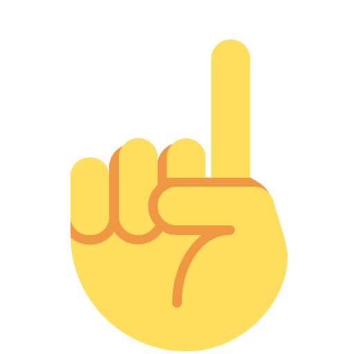 Ukazováček nahoru