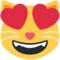 Smiling Cat with Heart-Eyes