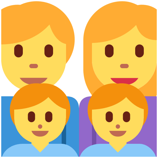 Famiglia: Uomo, Donna, Bambino, Bambino