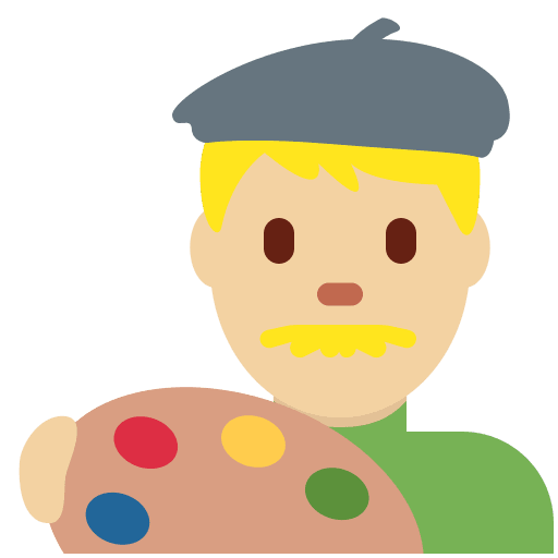 Artista Uomo: Carnagione Medio-Chiara