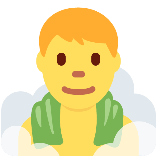 Uomo In Sauna