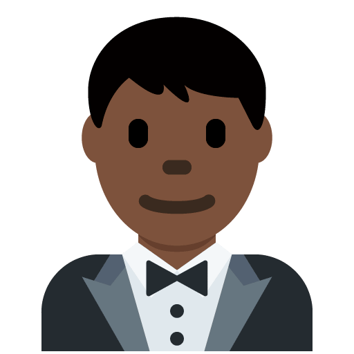 Persona In Smoking: Carnagione Scura