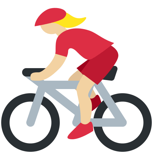 Ciclista Donna: Carnagione Medio-Chiara