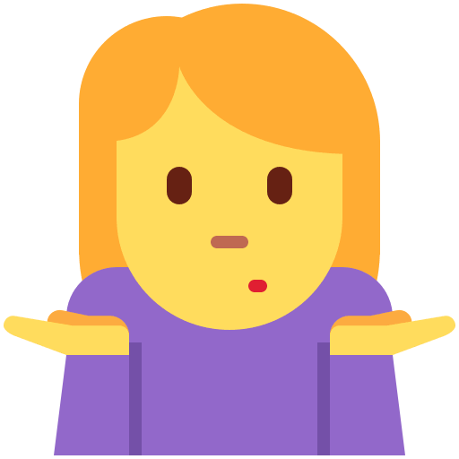 Άτομο σηκώνει τους ώμους