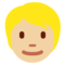 Άτομο: Μεσαία Ανοιχτόχρωμη Επιδερμίδα, Ξανθά Μαλλιά