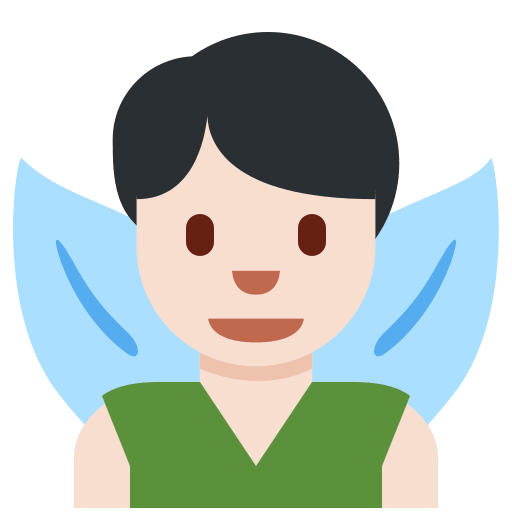 Άντρας νεράιδα: Ανοιχτόχρωμη Επιδερμίδα