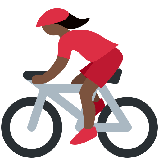 Ποδηλάτισσα: Σκουρόχρωμη Επιδερμίδα