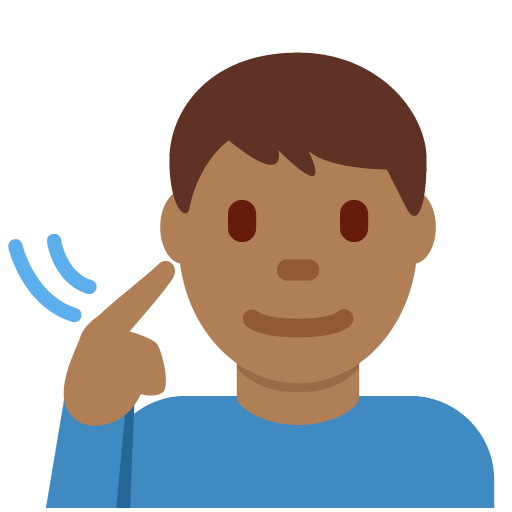 Κωφό άτομο: Μεσαία Σκουρόχρωμη Επιδερμίδα