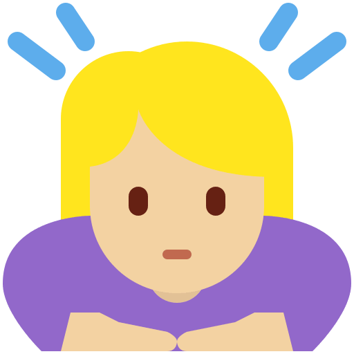 Γυναίκα υποκλίνεται: Μεσαία Ανοιχτόχρωμη Επιδερμίδα