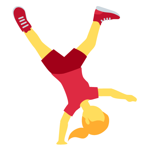 Γυναίκα κάνει ρόδα