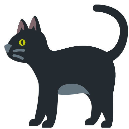 Schwarze Katze