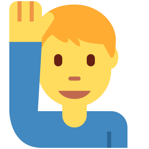 Mann Mit Erhobenem Arm
