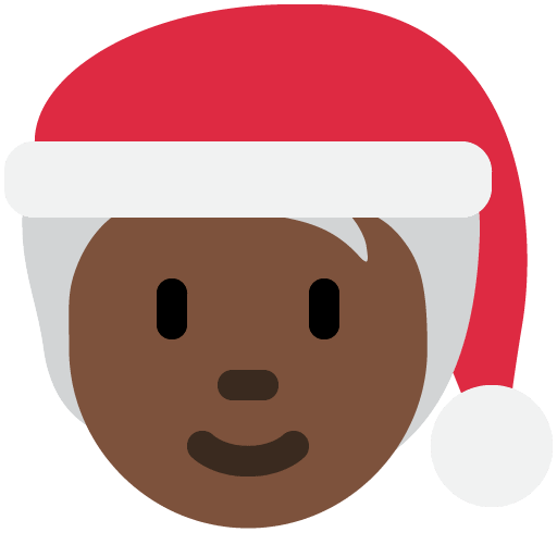 Weihnachtsperson: Dunkle Hautfarbe