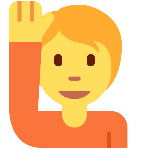 Person Mit Erhobenem Arm
