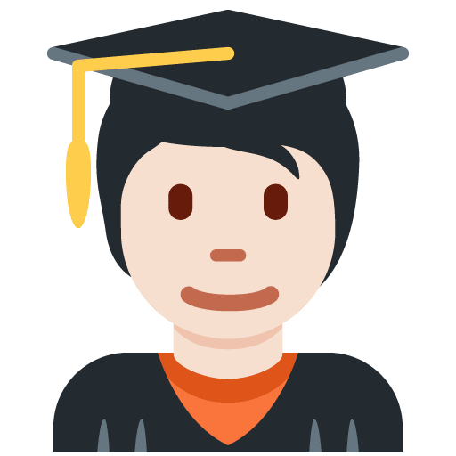 Student(In): Helle Hautfarbe