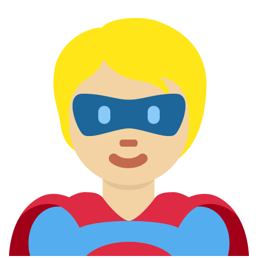 Superheld(In): Mittelhelle Hautfarbe