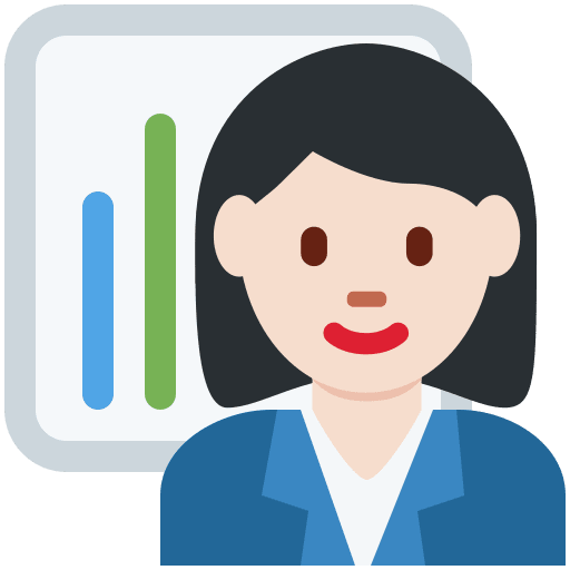 Büroangestellte: Helle Hautfarbe