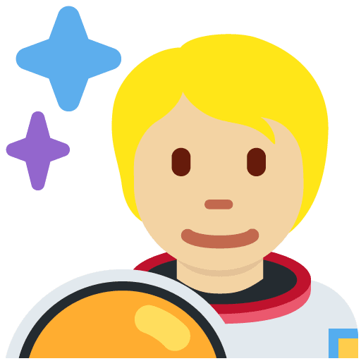 Astronaut: Středně Světlý Odstín Pleti