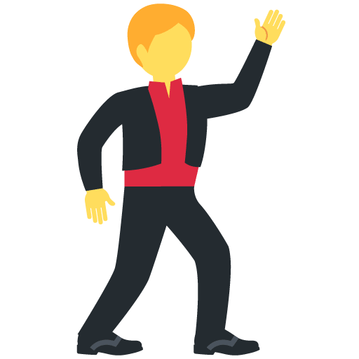 Muž tančí