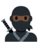 Ninja: Dunkle Hautfarbe Ninja: Dunkle Hautfarbe