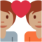 Coppia Con Cuore: Carnagione Media