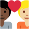 Coppia Con Cuore: Persona, Persona, Carnagione Scura, Carnagione Medio-Chiara