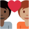 Casal Apaixonado: Pessoa, Pessoa, Tom de Pele Escuro, Tom de Pele Médio Casal Apaixonado: Pessoa, Pessoa, Tom de Pele Escuro, Tom de Pele Médio