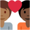Coppia Con Cuore: Persona, Persona, Carnagione Medio-Scura, Carnagione Scura