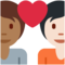 Casal Apaixonado: Pessoa, Pessoa, Tom de Pele Médio-Escuro, Tom de Pele Claro Casal Apaixonado: Pessoa, Pessoa, Tom de Pele Médio-Escuro, Tom de Pele Claro
