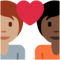 Coppia Con Cuore: Persona, Persona, Carnagione Media, Carnagione Scura