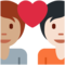 Couple avec cœur: Personne, Personne, Peau Moyenne, Peau Claire