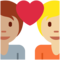 Coppia Con Cuore: Persona, Persona, Carnagione Media, Carnagione Medio-Chiara