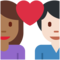 Coppia Con Cuore: Donna, Uomo, Carnagione Medio-Scura, Carnagione Chiara