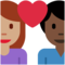 Coppia Con Cuore: Donna, Uomo, Carnagione Media, Carnagione Scura