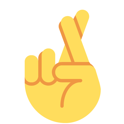 Hand Mit Gekreuzten Fingern