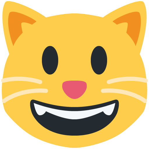 Grinsende Katze
