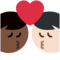 Bacio: Uomo, Uomo, Carnagione Chiara, Carnagione Scura