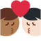 Bacio: Uomo, Uomo, Carnagione Chiara, Carnagione Medio-Scura
