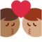 Bacio: Uomo, Uomo, Carnagione Media, Carnagione Medio-Scura