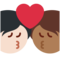 Bacio: Persona, Persona, Carnagione Medio-Scura, Carnagione Chiara