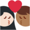 Bacio: Donna, Uomo, Carnagione Medio-Scura, Carnagione Chiara